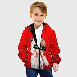 Куртка с капюшоном детская SENPAI, цвет: 3D-черный — фото 2