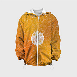 Куртка с капюшоном детская Октагон АПВ 58 Золото, цвет: 3D-белый