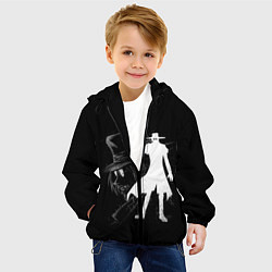Куртка с капюшоном детская Hellsing, цвет: 3D-черный — фото 2