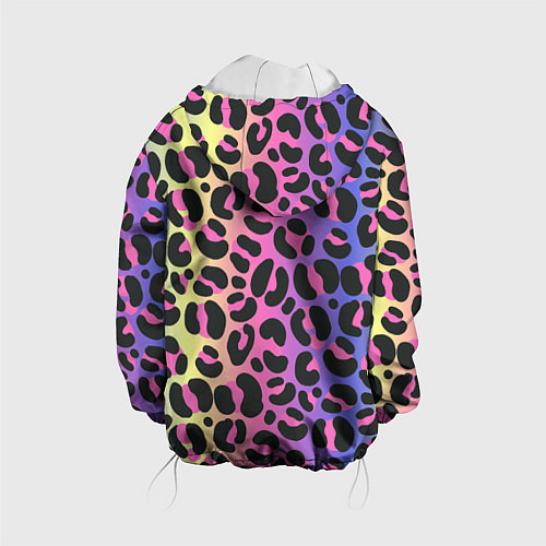 Детская куртка Neon Leopard Pattern / 3D-Белый – фото 2