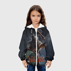 Куртка с капюшоном детская Viking Valheim, цвет: 3D-белый — фото 2