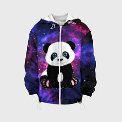 Куртка с капюшоном детская Space Panda, цвет: 3D-белый