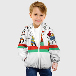 Куртка с капюшоном детская Девушки, цвет: 3D-белый — фото 2