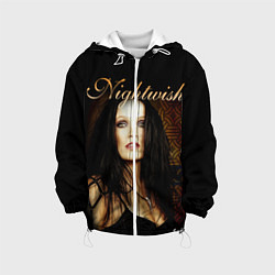 Куртка с капюшоном детская Nightwish, цвет: 3D-белый