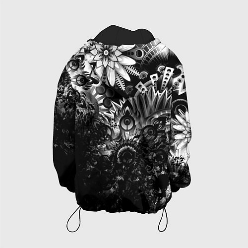 Детская куртка Floral Pattern / 3D-Черный – фото 2