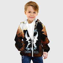 Куртка с капюшоном детская DARKSOULS KNIGHT, цвет: 3D-белый — фото 2