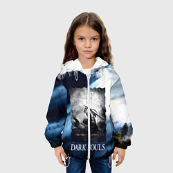 Куртка с капюшоном детская DARKSOULS WINTER, цвет: 3D-белый — фото 2