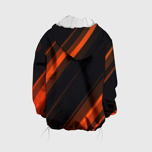 Детская куртка ORANGE Black / 3D-Белый – фото 2