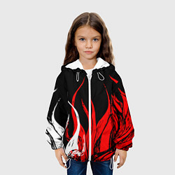 Куртка с капюшоном детская Incinerator, цвет: 3D-белый — фото 2