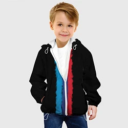 Куртка с капюшоном детская BMW LINE PERFORMANCE, цвет: 3D-белый — фото 2