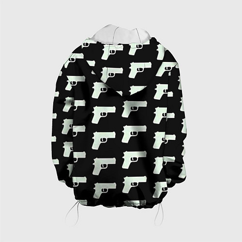Детская куртка Пистолеты / 3D-Белый – фото 2