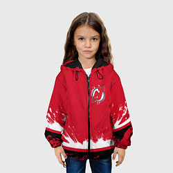 Куртка с капюшоном детская New Jersey Devils Ink, цвет: 3D-черный — фото 2