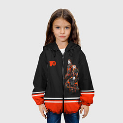 Куртка с капюшоном детская Philadelphia Flyers, цвет: 3D-черный — фото 2