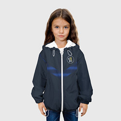 Куртка с капюшоном детская FC Chelsea Retro 2 202122, цвет: 3D-белый — фото 2