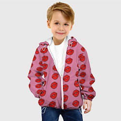 Куртка с капюшоном детская Губки, цвет: 3D-белый — фото 2