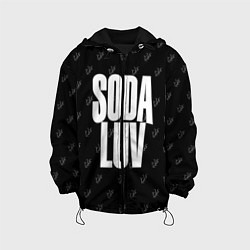 Куртка с капюшоном детская Репер - SODA LUV, цвет: 3D-черный