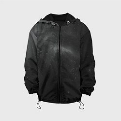 Куртка с капюшоном детская Бескрайний космос, цвет: 3D-черный
