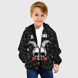 Куртка с капюшоном детская The Binding of Isaac, цвет: 3D-черный — фото 2