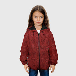 Куртка с капюшоном детская Isaacs pattern, цвет: 3D-черный — фото 2