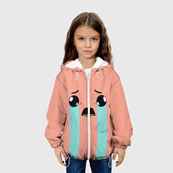 Куртка с капюшоном детская Crying Isaac, цвет: 3D-белый — фото 2