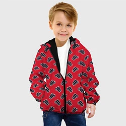 Куртка с капюшоном детская Fight Club, цвет: 3D-черный — фото 2