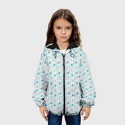 Куртка с капюшоном детская Морской узор, цвет: 3D-черный — фото 2