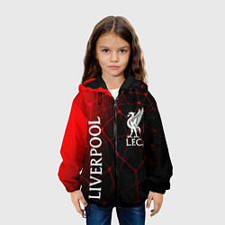 Куртка с капюшоном детская LIVERPOOL ЛИВЕРПУЛЬ СПОРТ, цвет: 3D-черный — фото 2