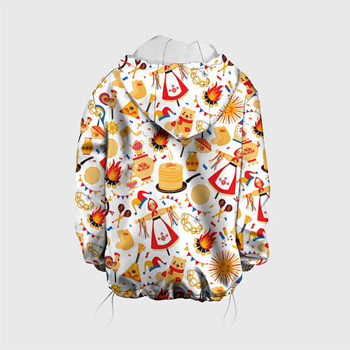 Детская куртка Славянская символика / 3D-Белый – фото 2