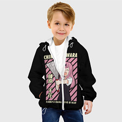 Куртка с капюшоном детская Chika Fujiwara, цвет: 3D-белый — фото 2