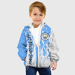 Куртка с капюшоном детская MANCHESTER CITY МАНЧЕСТЕР, цвет: 3D-белый — фото 2