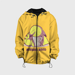 Куртка с капюшоном детская Pikachu morning mood, цвет: 3D-черный