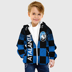 Куртка с капюшоном детская FC ATALANTA ФК АТАЛАНТА, цвет: 3D-белый — фото 2