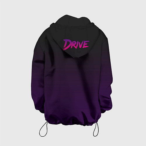 Детская куртка Drive - Retrowave / 3D-Черный – фото 2