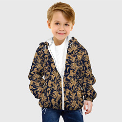 Куртка с капюшоном детская Versace классические узоры, цвет: 3D-белый — фото 2