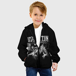Куртка с капюшоном детская Led Zeppelin, цвет: 3D-черный — фото 2