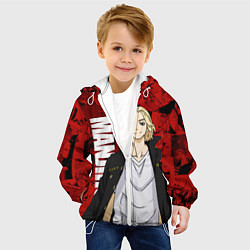 Куртка с капюшоном детская Мики, Мандзиро Сано, цвет: 3D-белый — фото 2