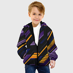 Куртка с капюшоном детская ТЕХНО БРОНЯ ФУТУРИЗМ, цвет: 3D-черный — фото 2