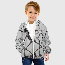 Куртка с капюшоном детская Сиреноголовый Игра Ужастик, цвет: 3D-белый — фото 2