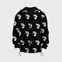 Куртка с капюшоном детская Dark trollface, цвет: 3D-черный
