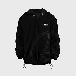 Куртка с капюшоном детская PSG Core Big Logo Black New 202223, цвет: 3D-черный