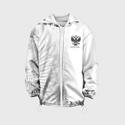 Куртка с капюшоном детская Russia MSKSide - Colorless, цвет: 3D-белый