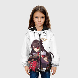 Куртка с капюшоном детская Бэй Доу из Genshin Impact, цвет: 3D-черный — фото 2