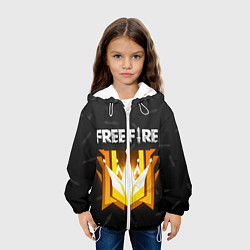 Куртка с капюшоном детская Free Fire Фри фаер, цвет: 3D-белый — фото 2