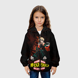 Куртка с капюшоном детская Кацуки Бакуго, цвет: 3D-черный — фото 2