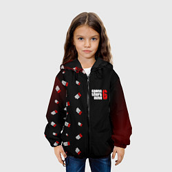 Куртка с капюшоном детская ГТА 6, цвет: 3D-черный — фото 2