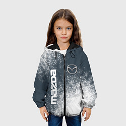 Куртка с капюшоном детская Мазда - Спрей, цвет: 3D-черный — фото 2