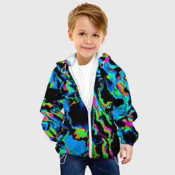 Куртка с капюшоном детская Странное дерево, цвет: 3D-белый — фото 2