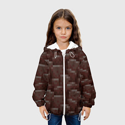Куртка с капюшоном детская Незерит, цвет: 3D-белый — фото 2