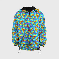 Куртка с капюшоном детская POP IT MIX ПОП ИТ, цвет: 3D-черный