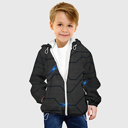 Куртка с капюшоном детская СОВРЕМЕННАЯ ТЕХНОЛОГИЯ СТАЛЬ, цвет: 3D-белый — фото 2